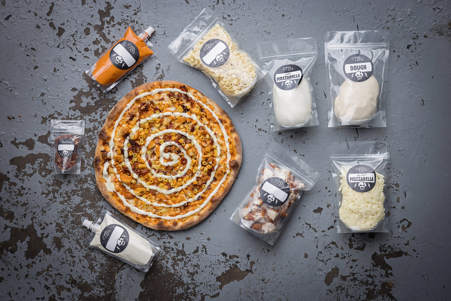 4 Dough Pizza Kits